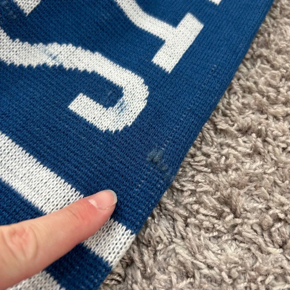 Indianapolis Colts Scarf NFL Football Team Knit Winter Fan Apparel Accessory‎